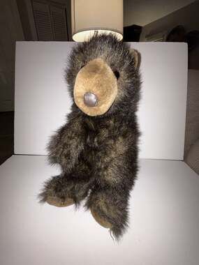 Vintage Carousel by Guy Brown Grizzly Bear Plush Stuffed Animal
